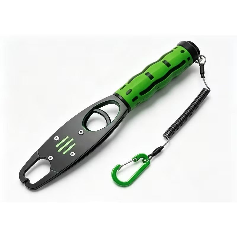 11.5 inch fish lip gripper with scale 2-in-1 aluminum alloy
