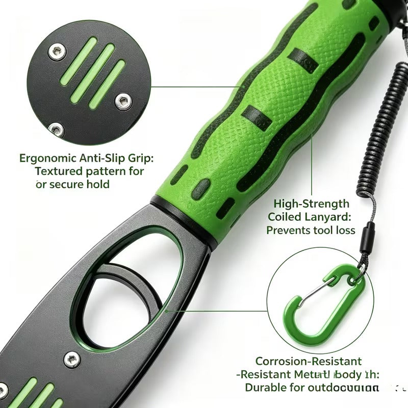11.5 inch fish lip gripper with scale detail image 2
