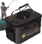 Fish Shell, Bait Bucket, Bait Storage Box Fish Bucket Container with Inflation Hole, Lightweight Lure Storage Organizer for Activity