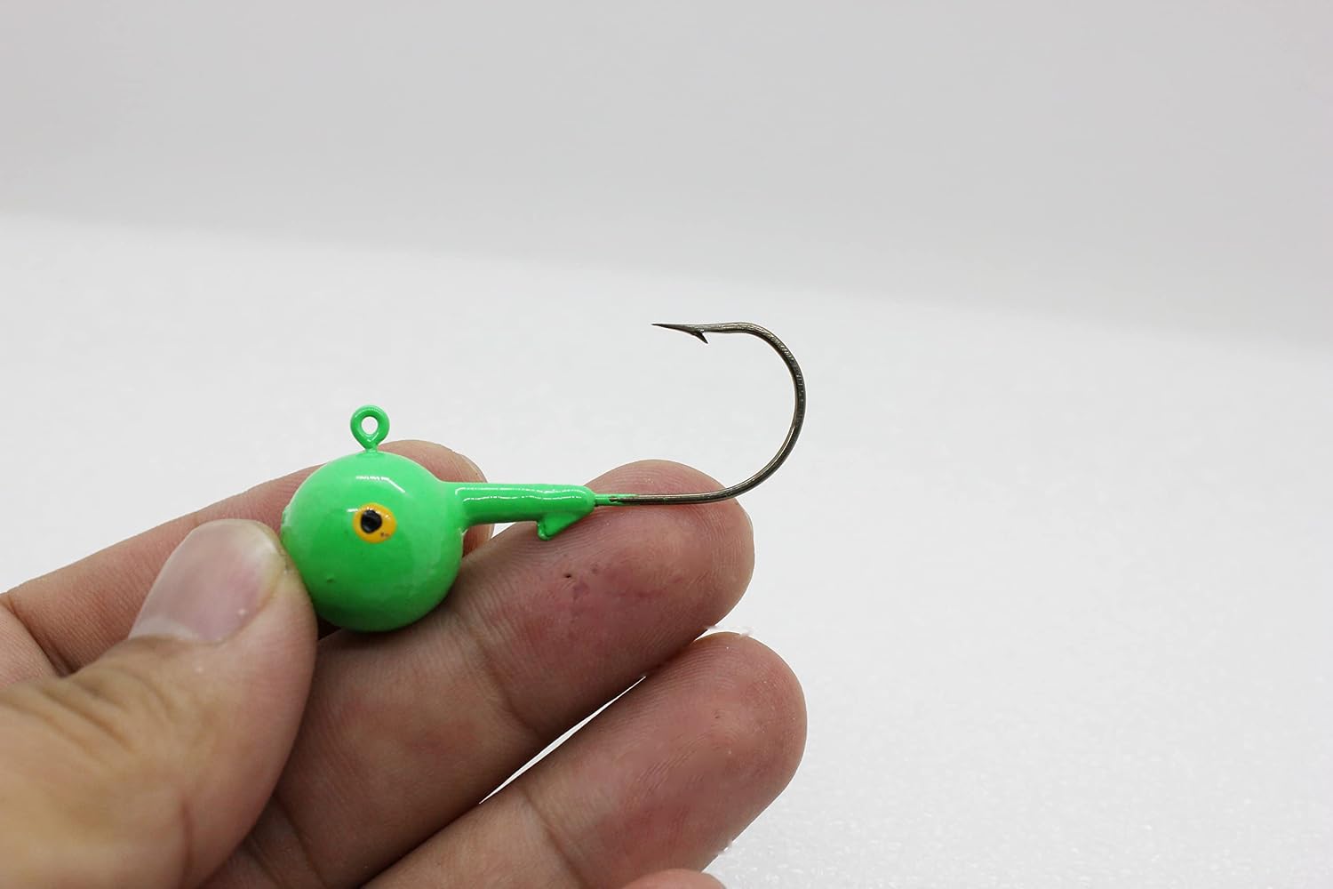 Fishing Lure Jig Head 1 oz 28g 20 pcs Jighead Fish Hook Walleye Pike Pickeral Bass Muskie Perch Assorted  Soft platic Lure Real Bait for Game Fish Fresh Water Salt Water
