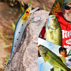 Fishing Lures Large Hard Bait Minnow VIB Lure with Treble Hook Life-Like Swimbait Fishing Bait 3D Fishing Eyes Popper Crankbait Vibe Sinking Lure for Bass Trout Walleye Redfish