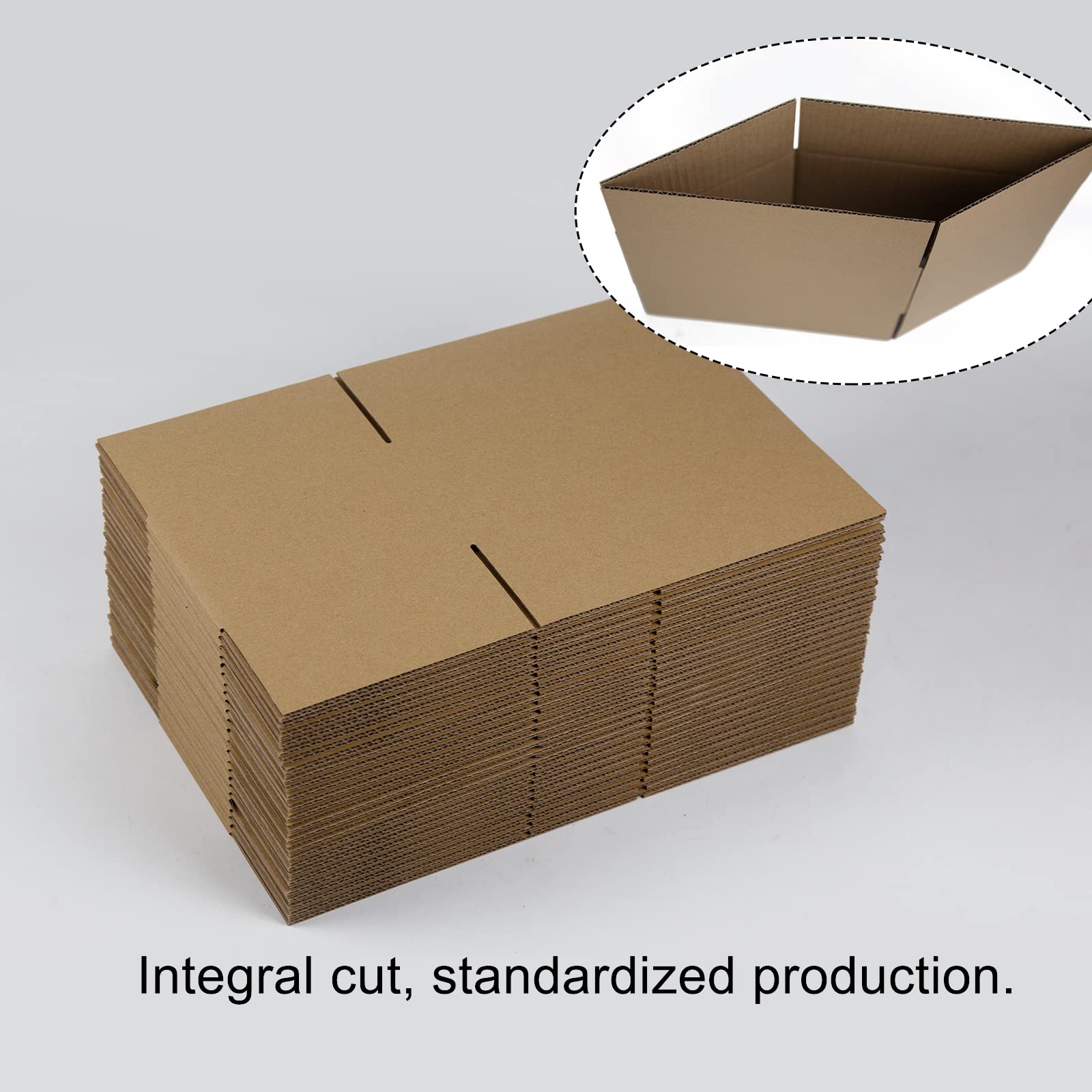SUNLPH Shipping Boxes 8x6x4 Inches Small Corrugated Cardboard Boxes, 25 Pack