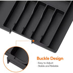 Large Expandable Cutlery Drawer Organizer - Adjustable Kitchen Tray for Spoons, Forks and Knives