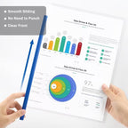 A4 transparent report folders detail image 3