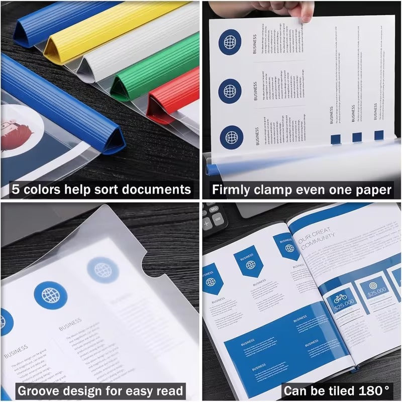 A4 transparent report folders detail image 5
