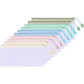 24 pcs A6 mesh zipper pouch bags in assorted colors