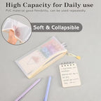 A6 mesh zipper pouch bags detail image 2