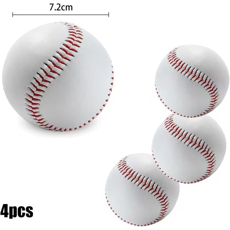 4pcs 9 inch blank standard baseball balls