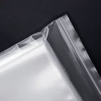 12 x 15 clear reclosable zip poly bag detail image 4