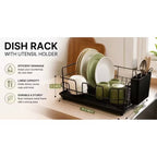 360 rotating dish drainer for kitchen countertops