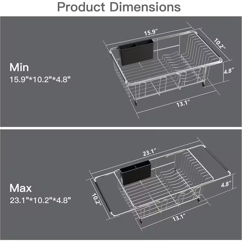 360 rotating dish drainer detail image 4