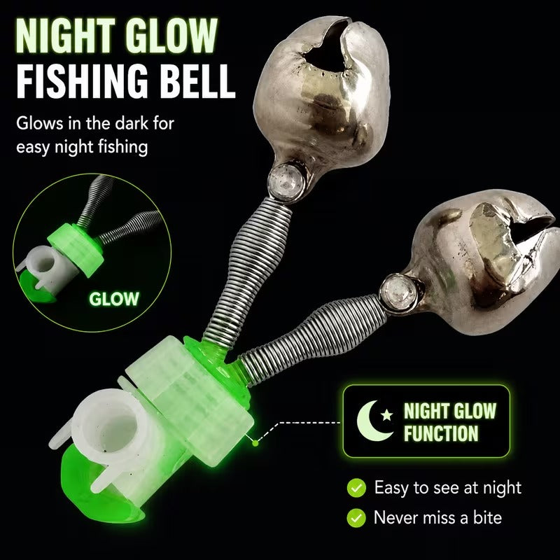 Fishing bells spiral clip glow-in-the-dark detail image 4