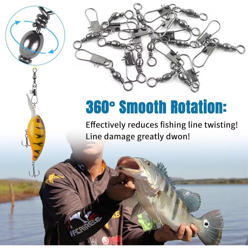 Fishing swivels snaps barrel swivels detail image 11