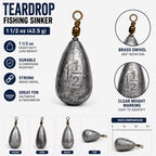 Fishing weights sinkers brass swivel detail image 6