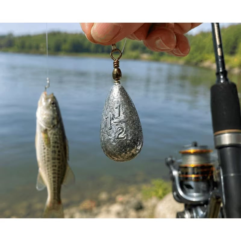 Fishing weights sinkers brass swivel detail image 7