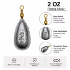 Fishing weights sinkers brass swivel detail image 8