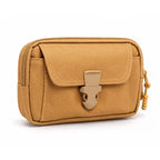 Horizontal belt loop phone pouch khaki image 1
