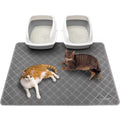 Jumbo 119cm x 89cm PVC grid mesh cat litter mat