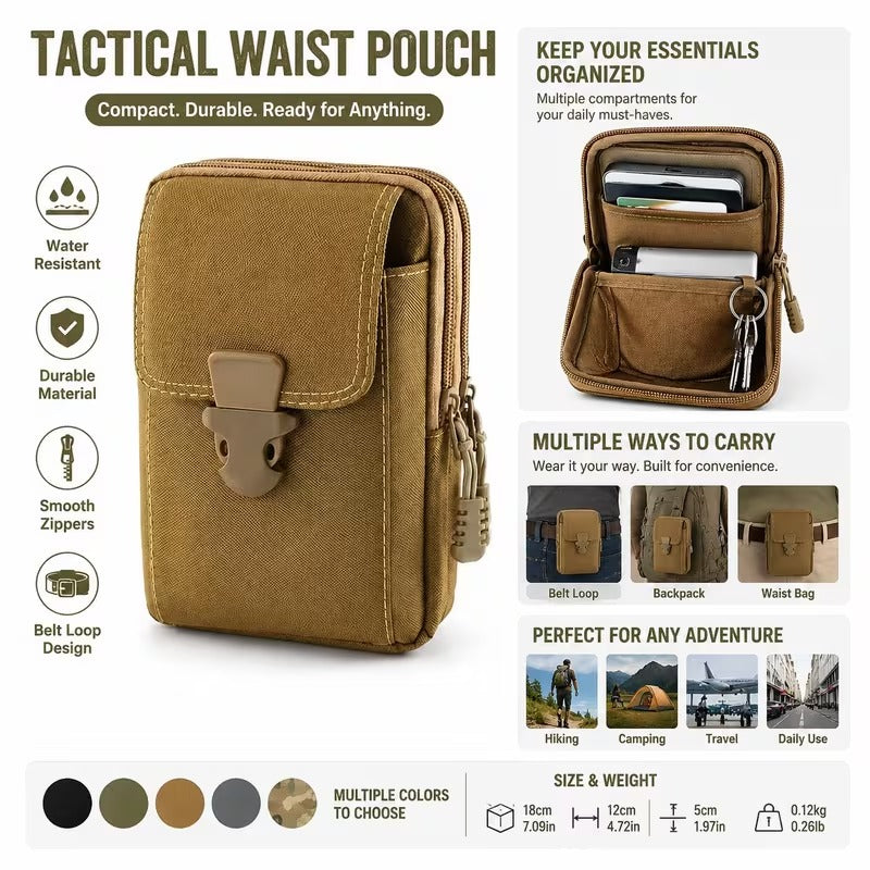 Multi-purpose belt loop phone pouch detail image 2