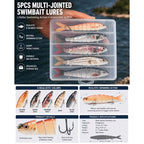 Multi-section fishing lure set detail image 2