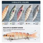 Multi-section fishing lure set detail image 3