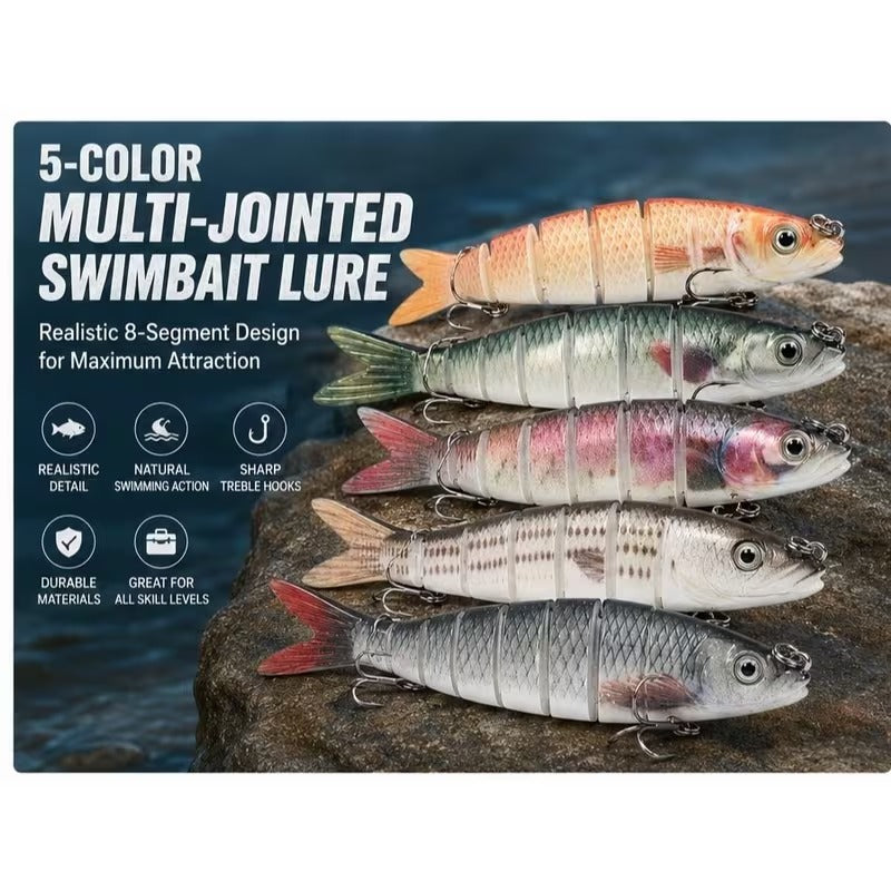 Multi-section fishing lure set detail image 4