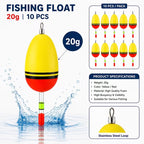 Night glow fishing bobbers 20g detail image 2