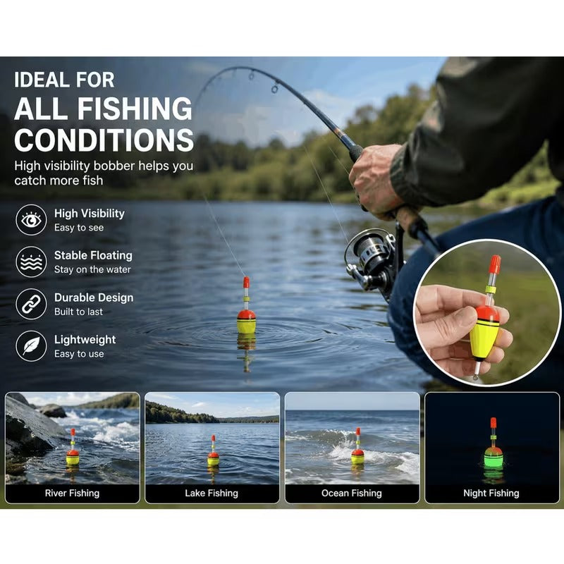 Night glow sea fishing floats 10g detail image 4