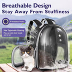 Pet bubble backpack carrier detail image 2