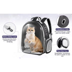 Pet bubble backpack carrier detail image 3