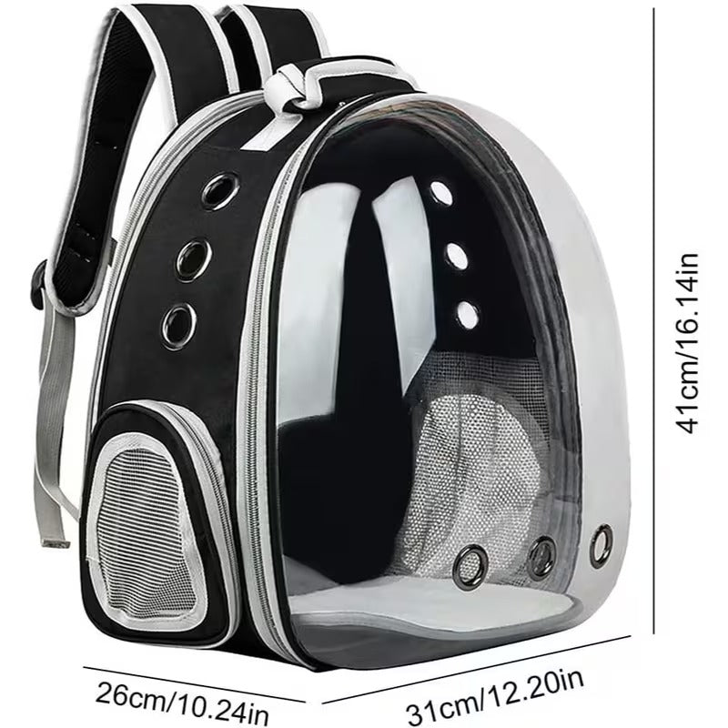 Pet bubble backpack carrier detail image 4