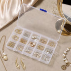 Plastic storage box 15 compartments detail image 3