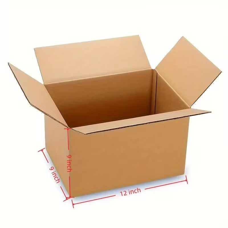12 x 9 x 9 inch corrugated cardboard shipping box size chart