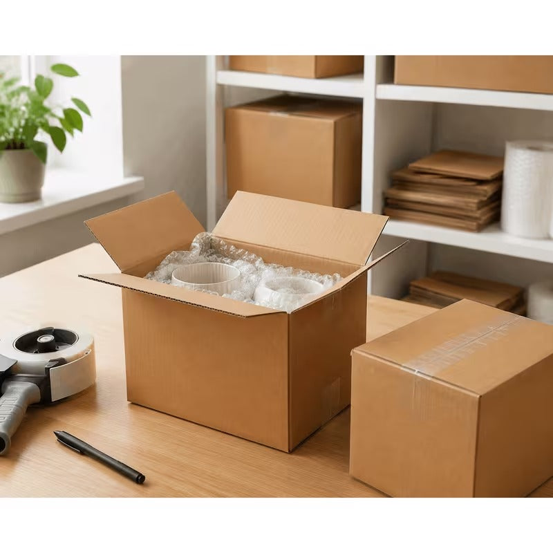8x8x6 inch corrugated cardboard shipping boxes detail image 2