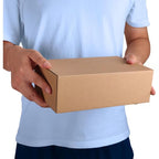 25 pack 9 x 7 x 3 heavy-duty cardboard shipping boxes