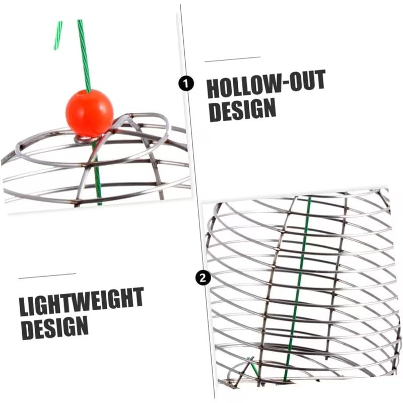 Size M fishing bait cage feeder detail image 4