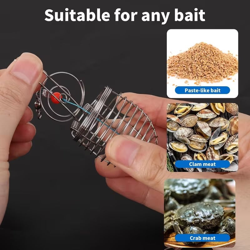 Size M fishing bait cage feeder detail image 6