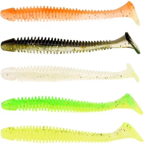11cm soft fishing lures 15 pack