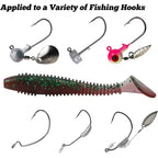 11cm soft fishing lure detail image 5