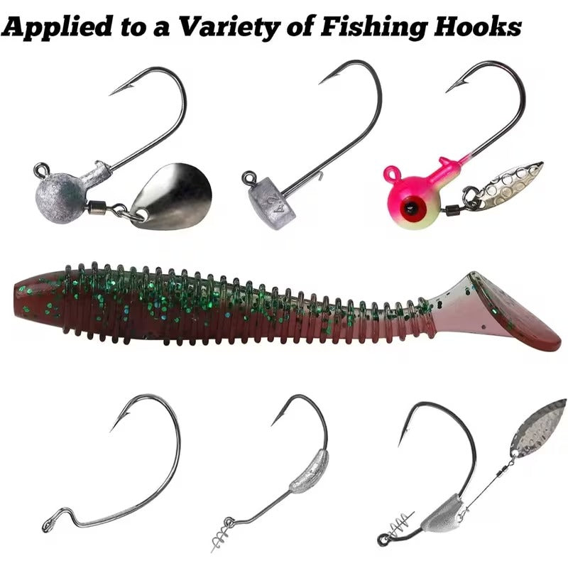 11cm soft fishing lure detail image 5