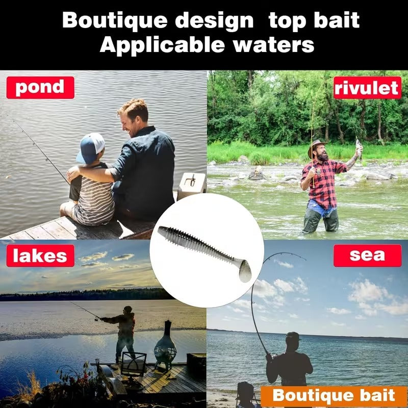 11cm soft fishing lure detail image 6