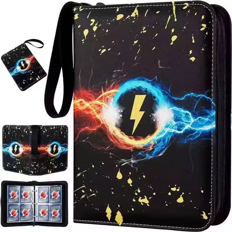 9-pocket trading card binder with 50 pages holds up to 900 cards