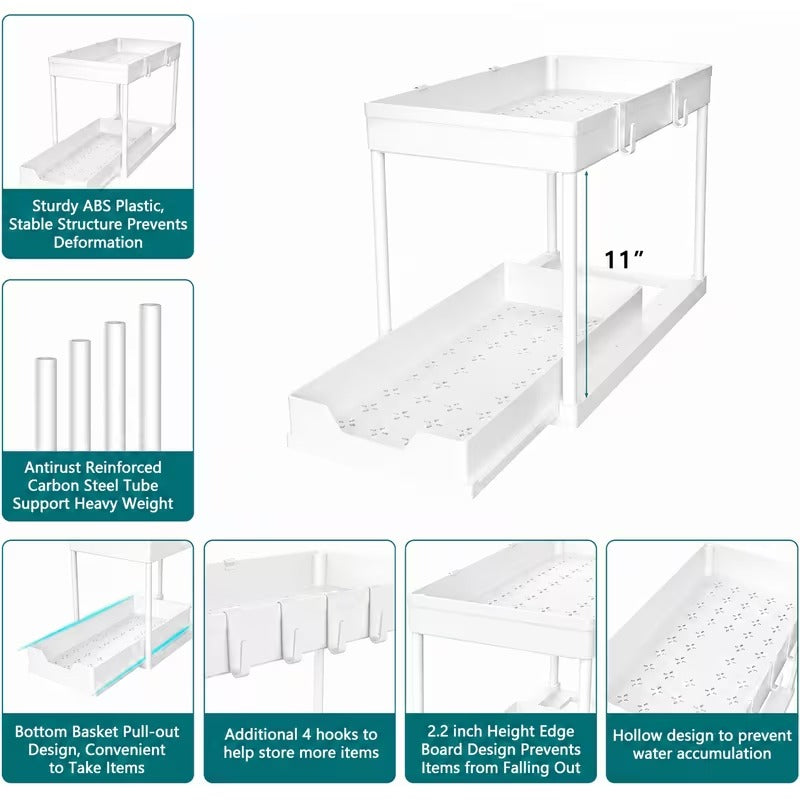 Under sink organizer detail image 5