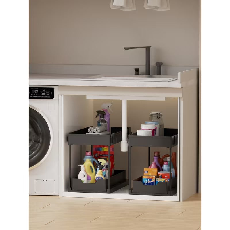 2-tier under sink storage organizer detail image 3