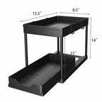 2-tier under sink storage organizer detail image 6