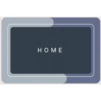 Washable absorbent floor mat for bathroom kitchen entryway