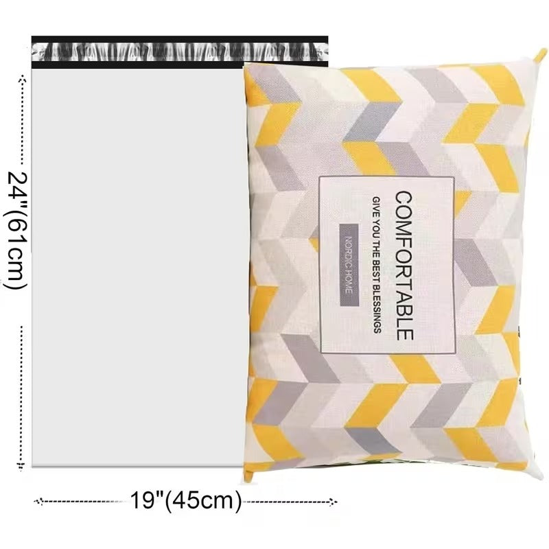 White poly mailers 19x24 inch detail image 4